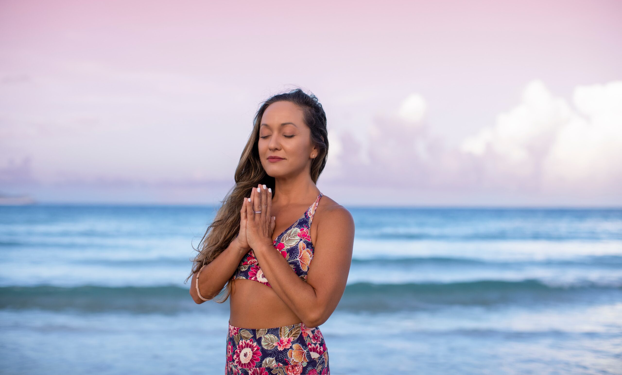 Kino Practicing Yoga