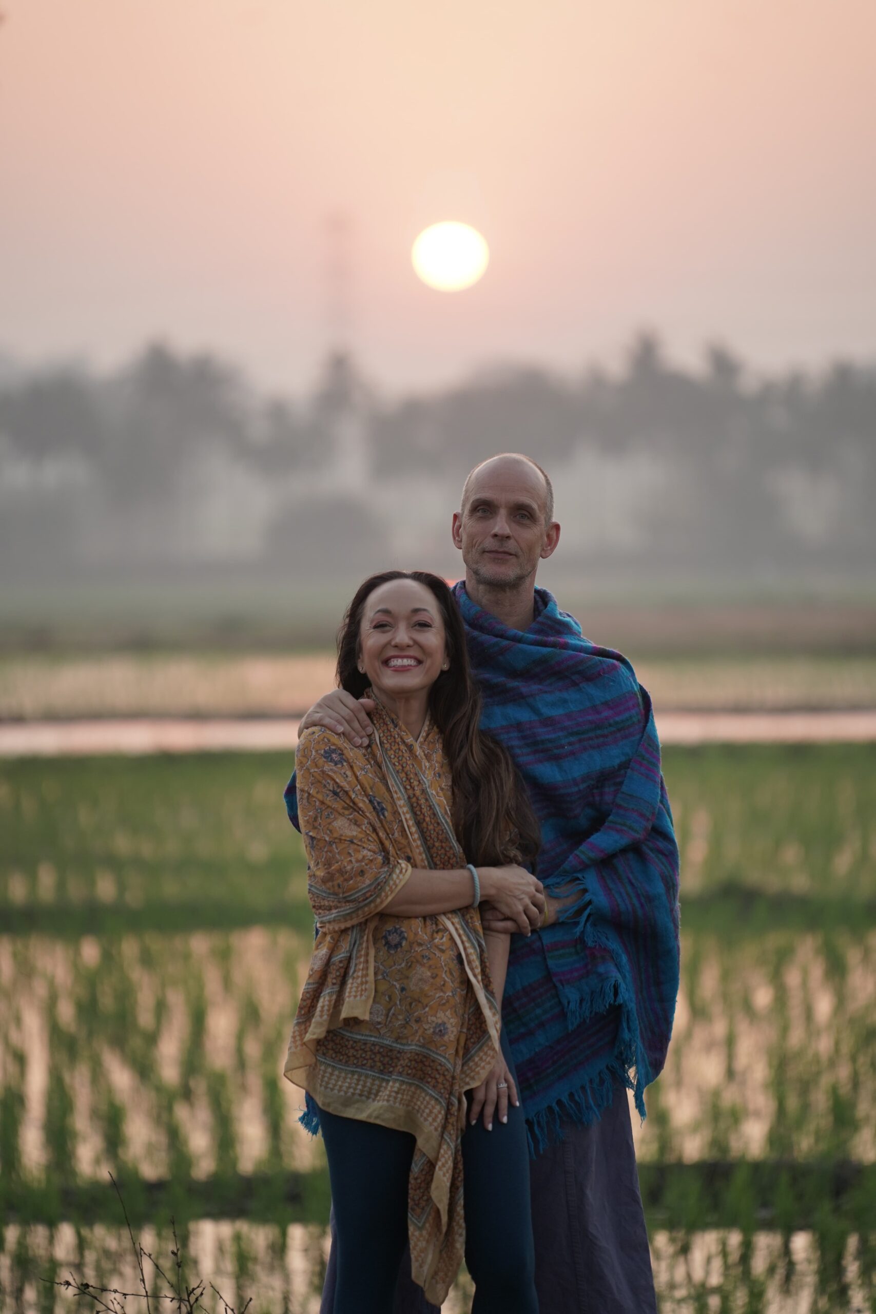 Kino Practicing Yoga
